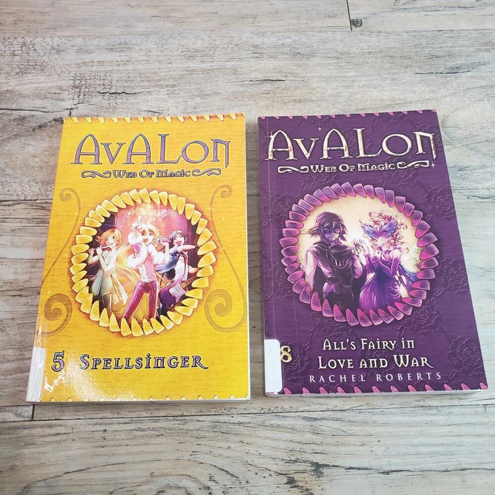 Avalon Lot of 2: #5 Spellsinger, #8 Web of Magic